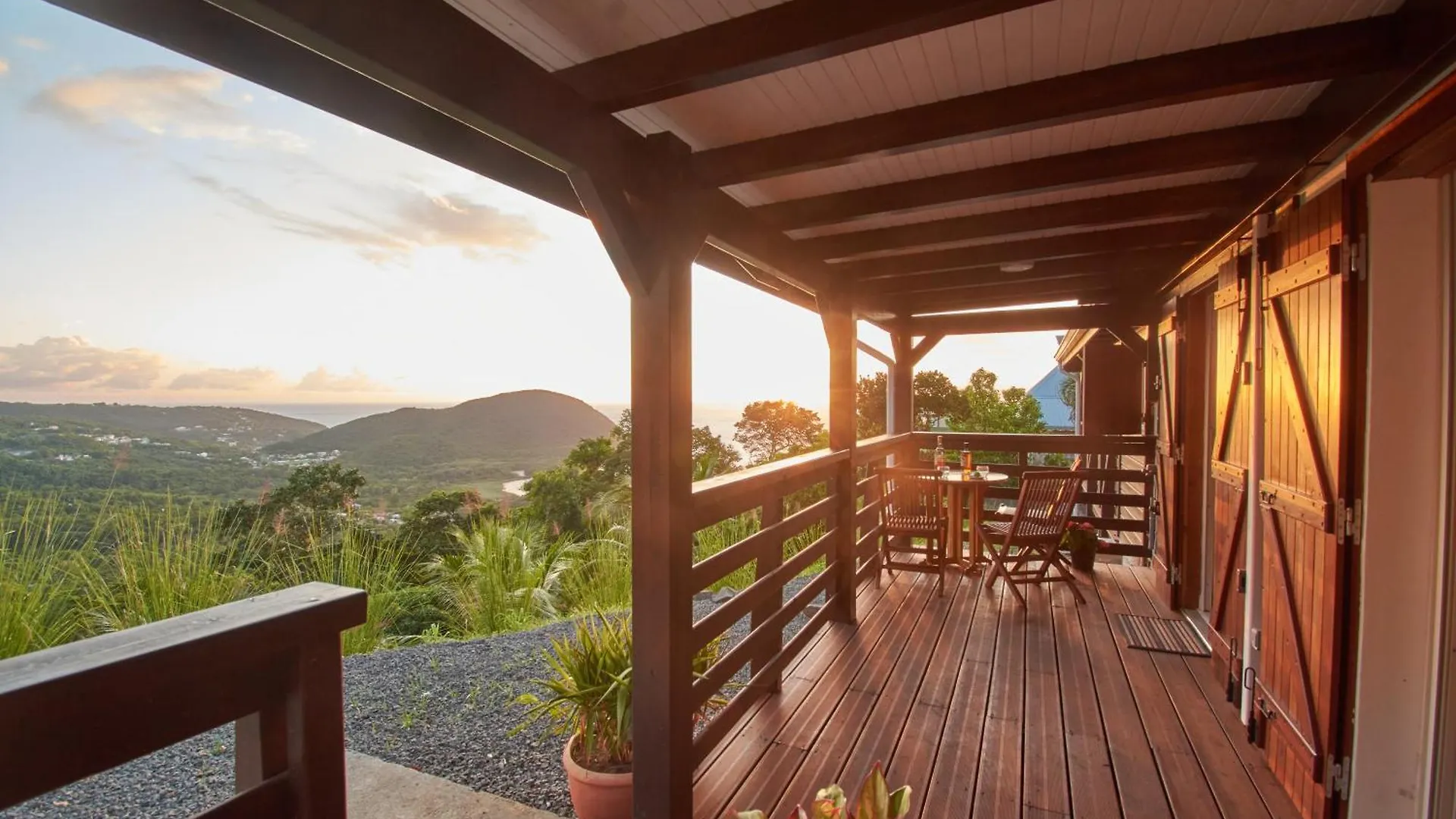 Apartament Valeriane Superbe Studio Vue Panoramique Grande Anse Deshaies Gwadelupa
