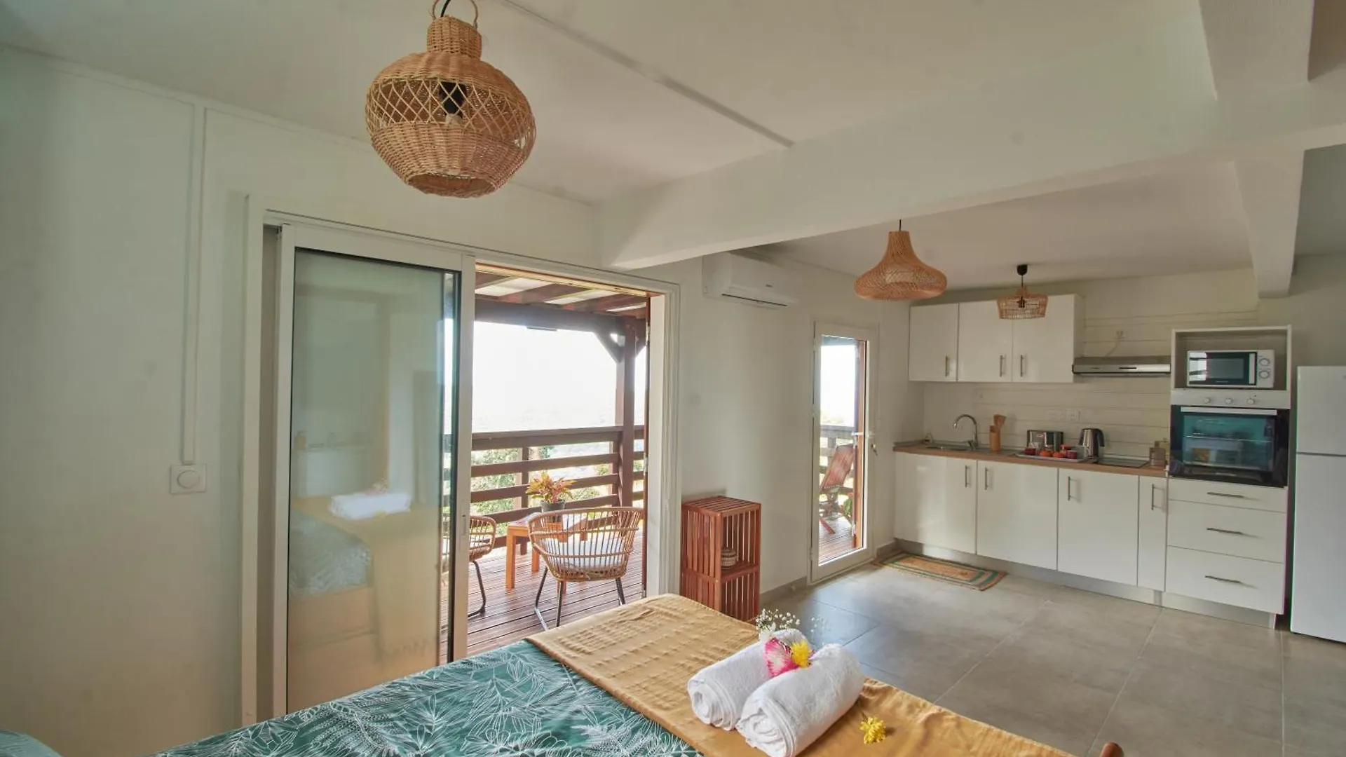 Valeriane Superbe Studio Vue Panoramique Grande Anse Daire Deshaies